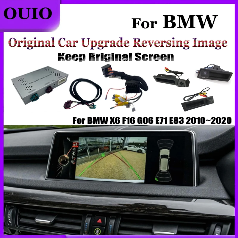 Декодер заднего вида для BMW X6 F16 G06 E71 E83 2010 ~ 2020 CIC NBT EVO|Камеры авто| |