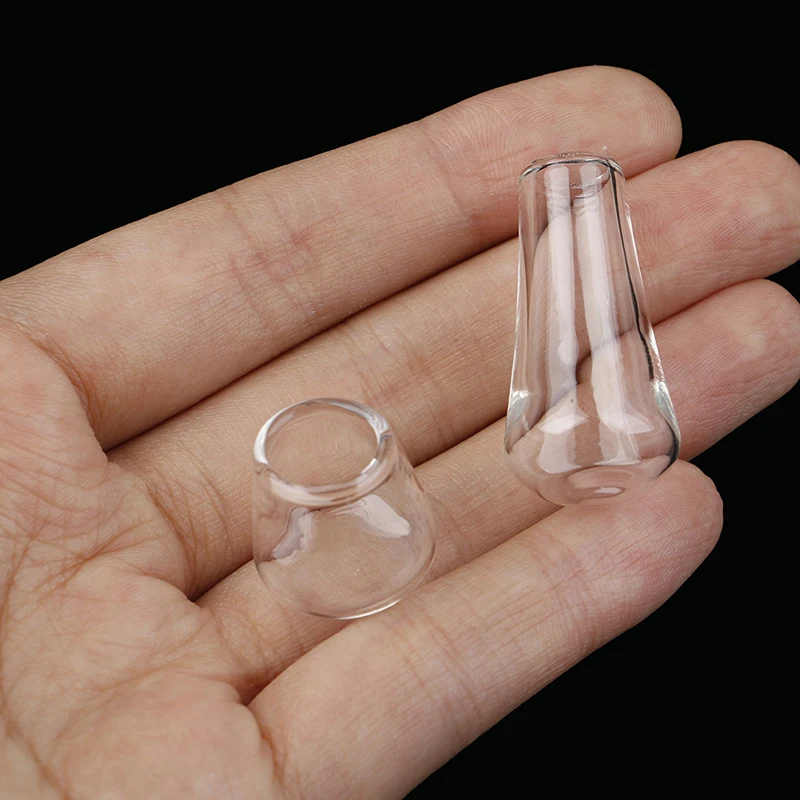 1/12 Масштаб Кукольный домик миниатюрная стеклянная ваза банка домашний декор для