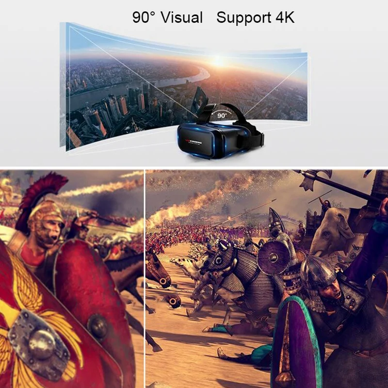 Очки виртуальной реальности KODENG VR с регулировкой зрения поддержка 4K для