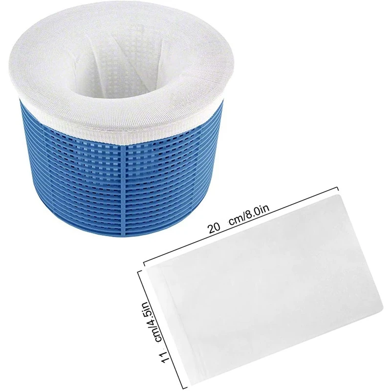 

AA99 -Pool Skimmer Socks,40 Pcs Pool Filter Basket Socks for Pumps, Filters,Skimmers, for In-Ground and Above Ground Pools