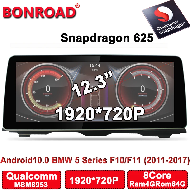 

Bonroad Android 10 8-ядерный автомобильный стерео приемник радио плеер для BMW 5 серии F10/F11/F18 беспроводной Carplay Android Авто BT GPS 4G
