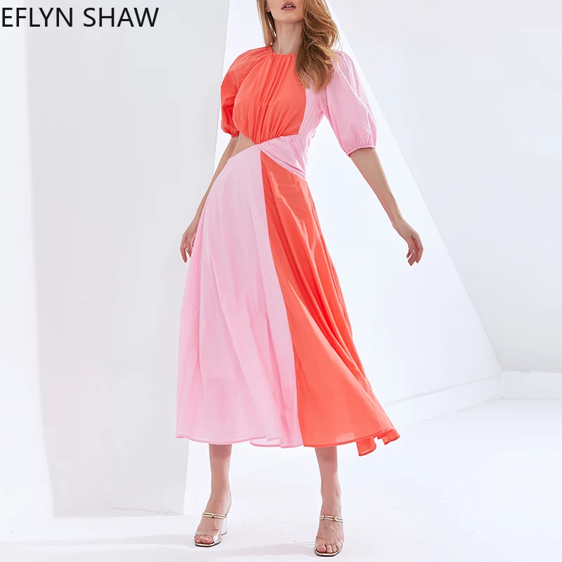 

Женское шифоновое платье в стиле бохо, повседневное пляжное платье большого размера с вырезами на завязках, пикантное длинное модное празд...