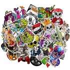 Стикеры в виде черепа в готическом стиле, 1050100 шт.