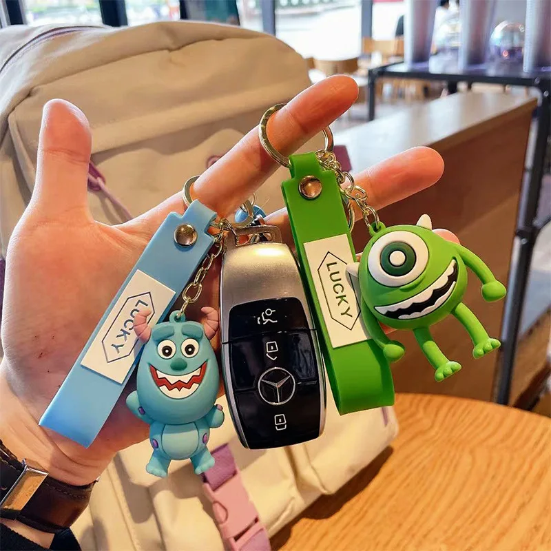 Брелок Disney Monsters Inc University Mike Wazowski милый мультяшный Стич экшн-фигурка с большими