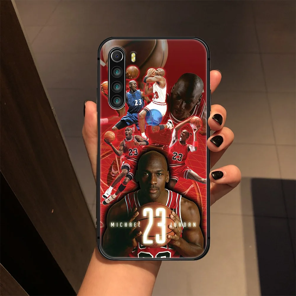 

Michael Jordan 23 Phone Case For XIAOMI Redmi Note 5 7 8 T 9 6A 7A 8A 9S K 20 30 Pro black Shell Tpu Prime Painting Cover Soft