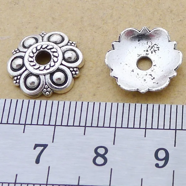 

Supplies For Jewelry Making 20 Pieces 13*13mm Antique Silver Color Torus Septa