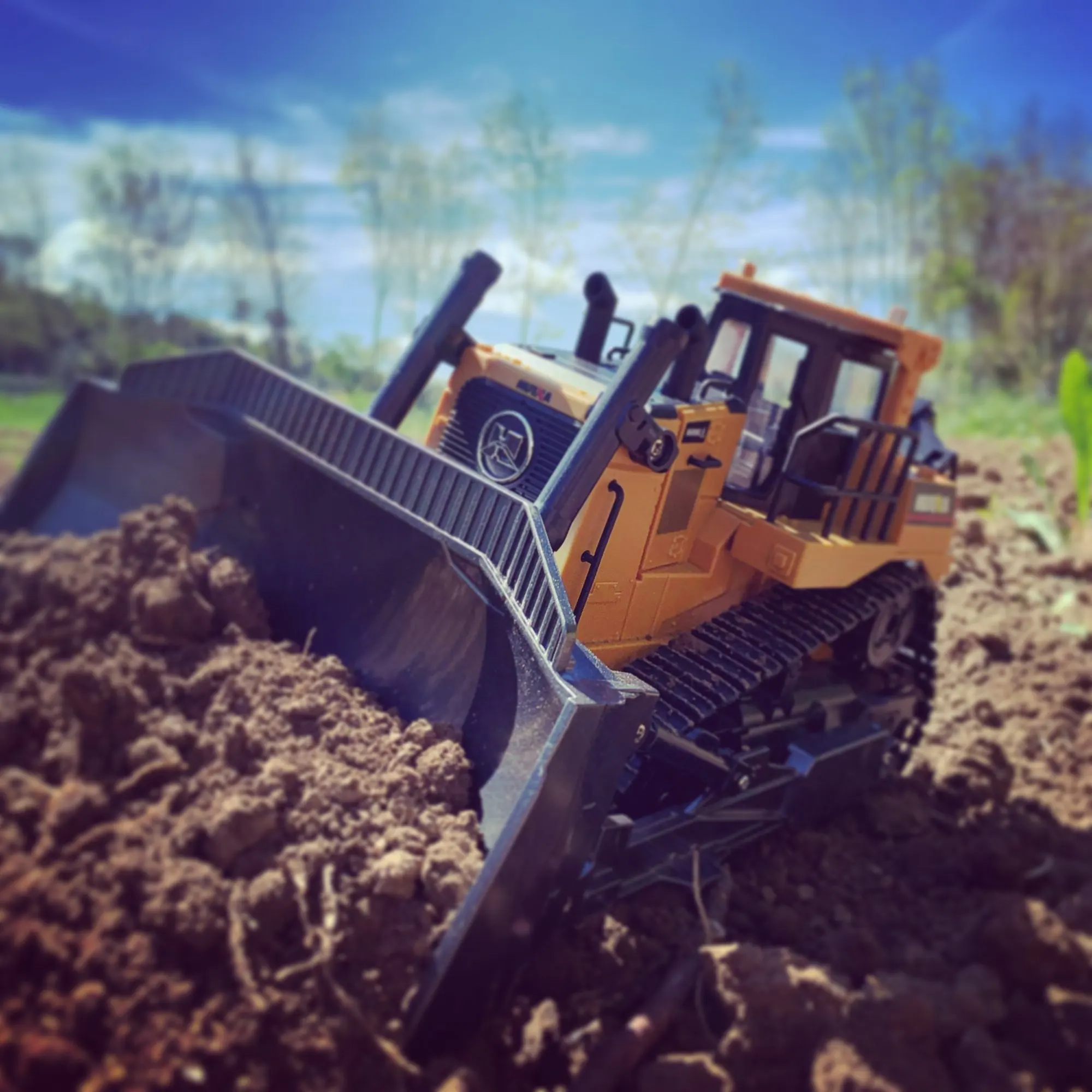 huina 116 rc грузовик колесный погруз