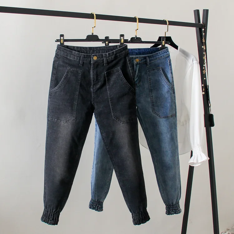 2020 размера плюс джинсы слегка полная девочка носит стильный луч порт похудения