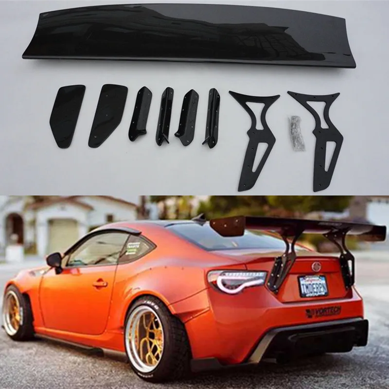 Стайлинг автомобиля углеродное волокно черный материал G Style GT 86 BRZ спойлер на
