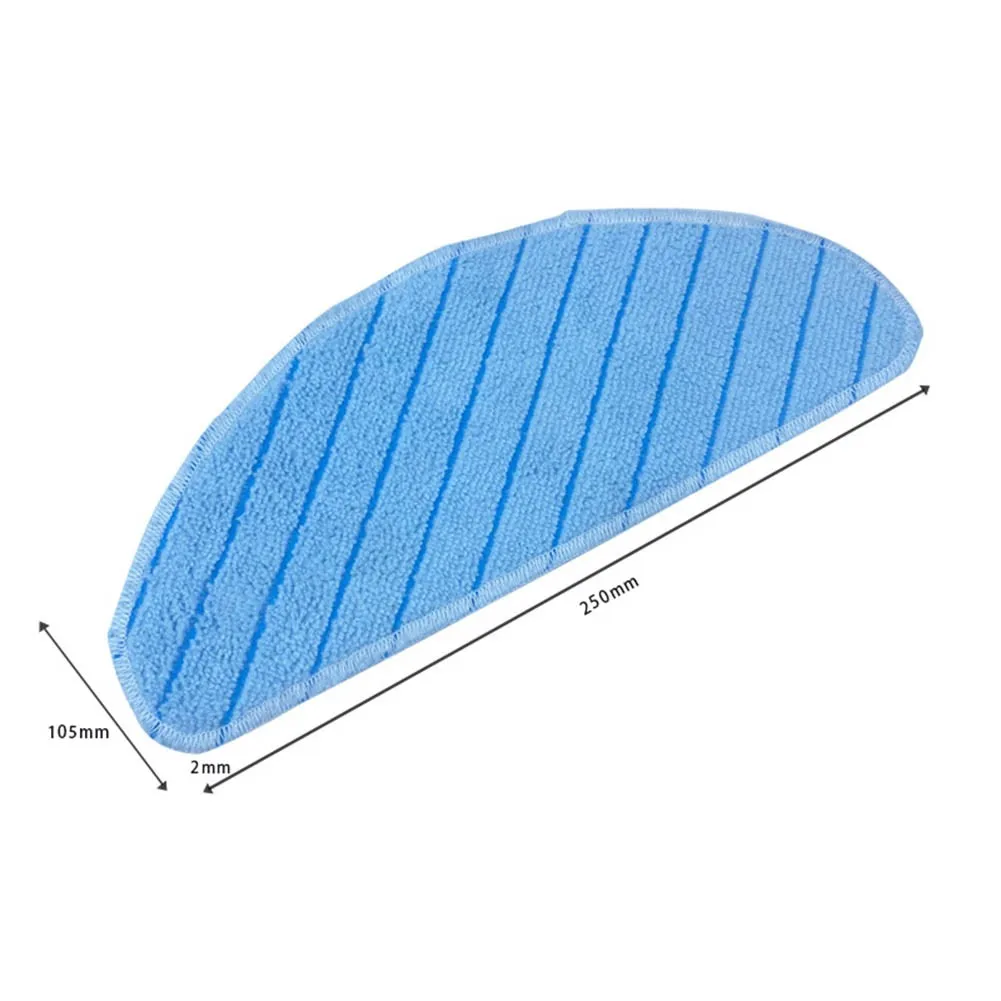 

T9 Series Mop Cloths Washable 250*105mm AIVI T9 Cleaning For Ecovacs Deebot T9