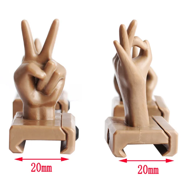

Hot selling PVC 4-piece set finger aiming star finger aiming middle finger aiming 4 sets