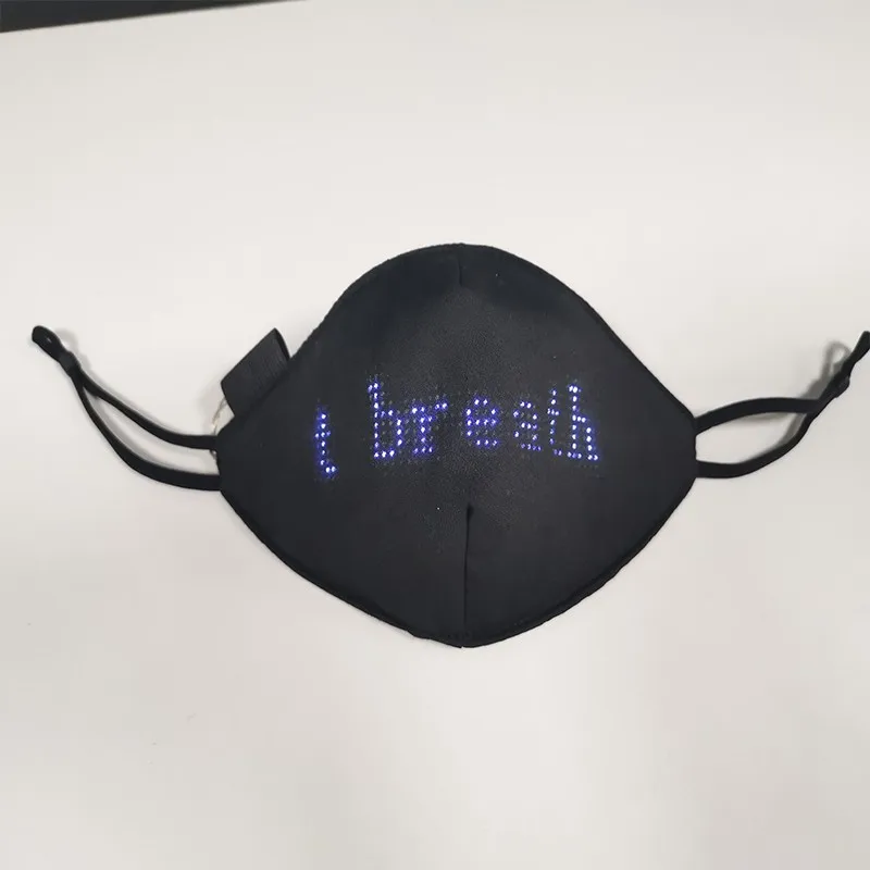 

Bluetooth Wireless LED Luminous Mask Phone APP Edit Pattern Text Display Mask Flashing Glow Facemask Led Mask