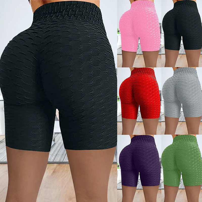 

Women Sport Shorts Yoga Clothing Gym High Waist Push Up for Ladies Shorts Leggings Fitness Seamless Hip Lift Tight Sportswear