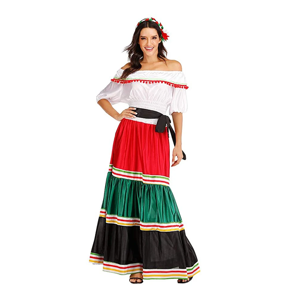 Женский костюм зомби-вампира Reneecho для косплея сексуальный монахини Мексиканский