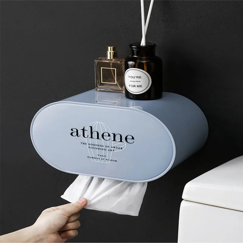 Водонепроницаемый настенный держатель для туалетной бумаги в скандинавском