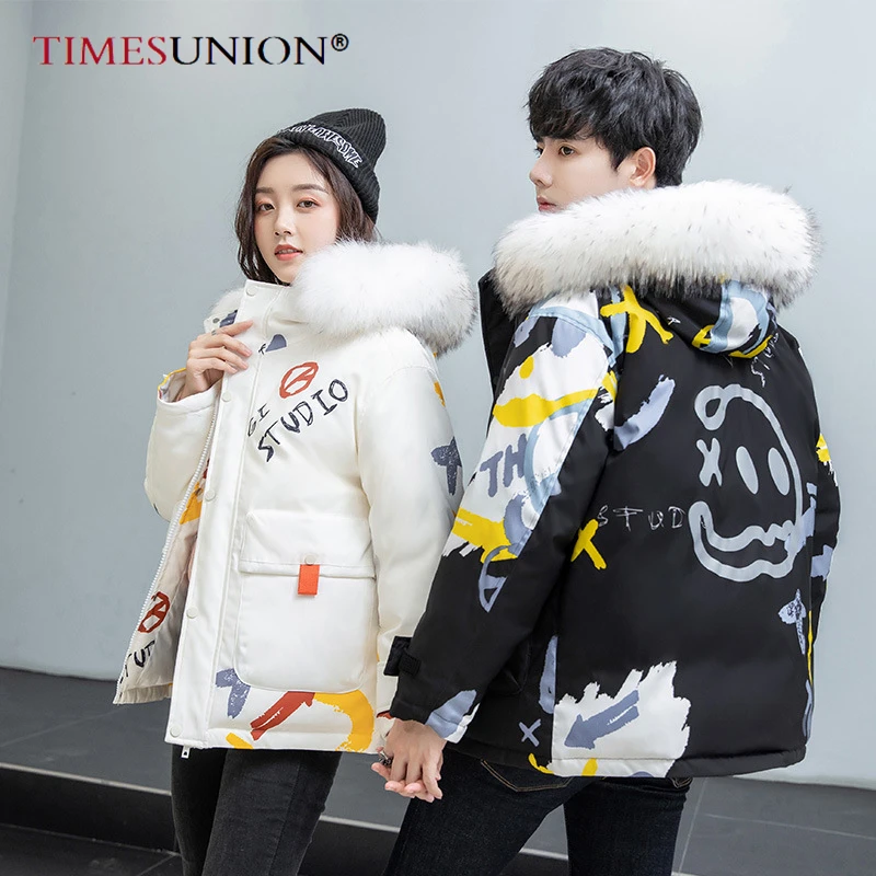

2021 New Arrivals Winter Down Jacket Men Thickening Trend White Duck Down Hot-selling Couple Down Parkas Winter Jacket Men