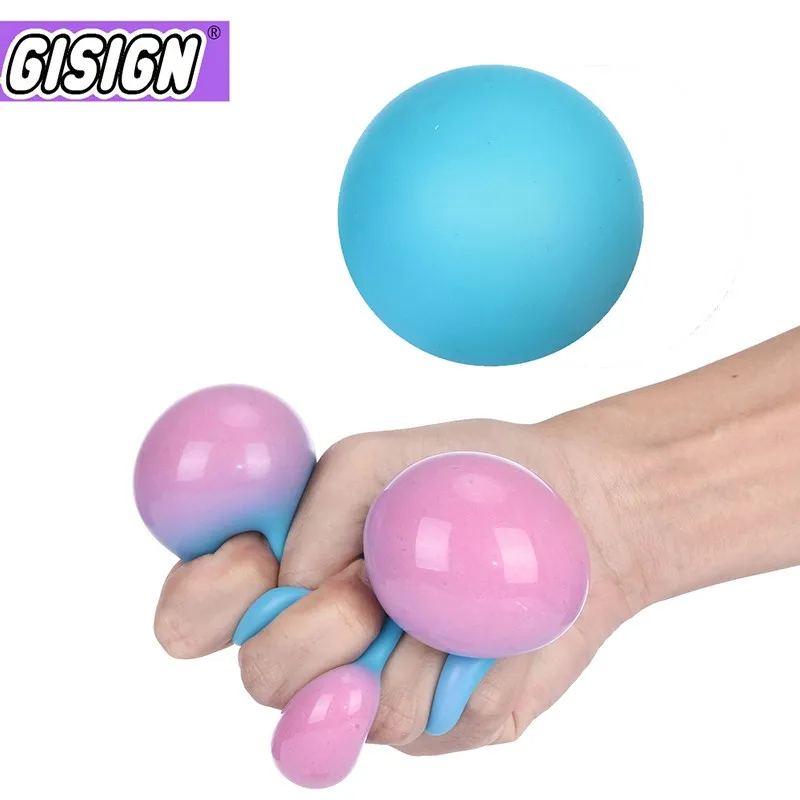 Anti-stress-Druck Needoh Ball Stress Relief Ändern Farbe Squeeze Bälle Dna Für Kinder Erwachsene Hand Zappeln Spielzeug Squishy Stressball
