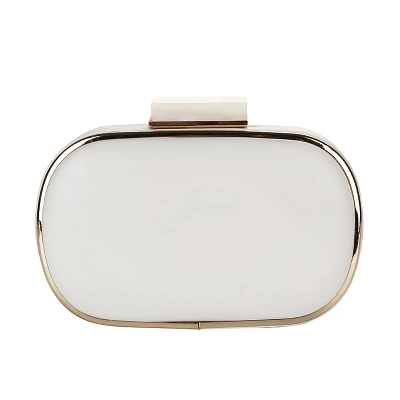 Женская сумка-клатч ZD817 белая акриловая сумка на плечо вечерняя с жемчужинами