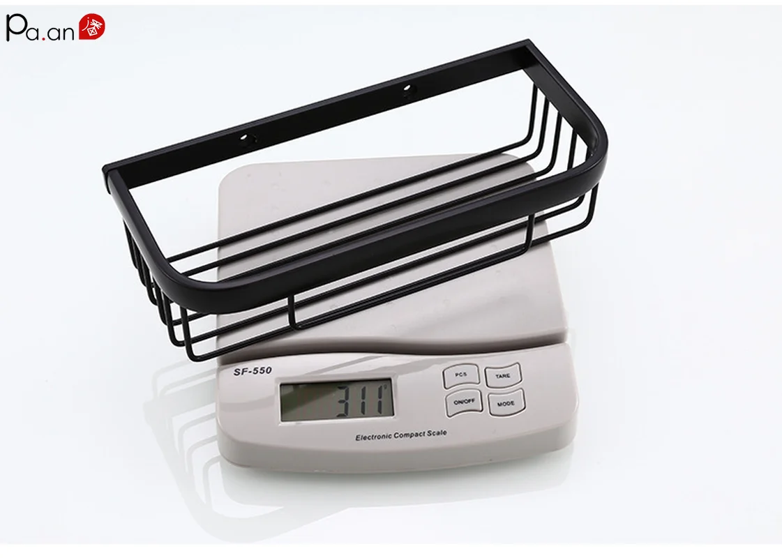 Набор аксессуаров для ванной комнаты 1: держатель бутылки шампуня салфеток полка