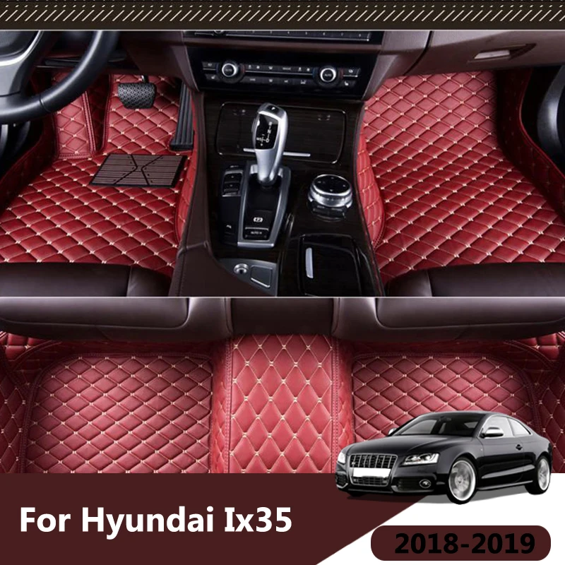 Автомобильные коврики для Hyundai Ix35 2018 2019 2020 водонепроницаемые на заказ чехлы