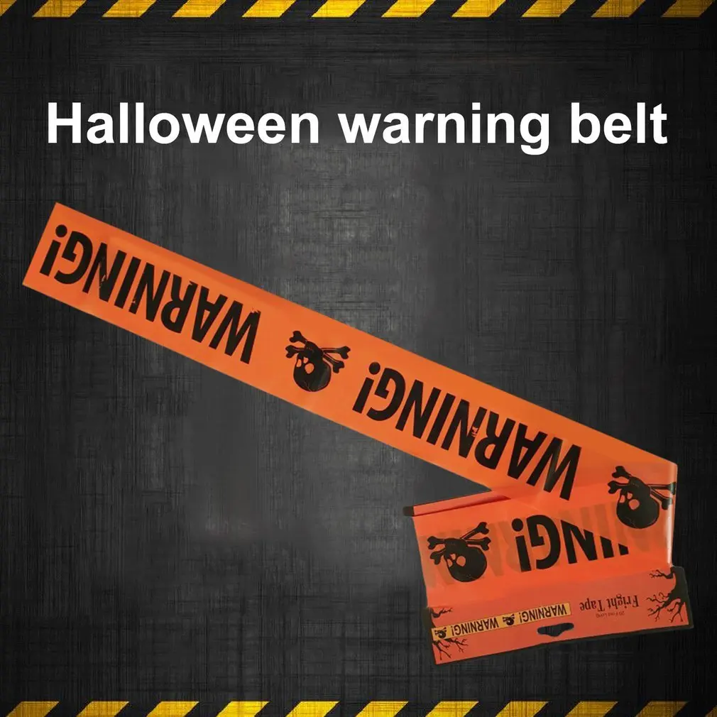 Предупреждение ющая сигнальная лента Хэллоуин вечерние реквизит декор