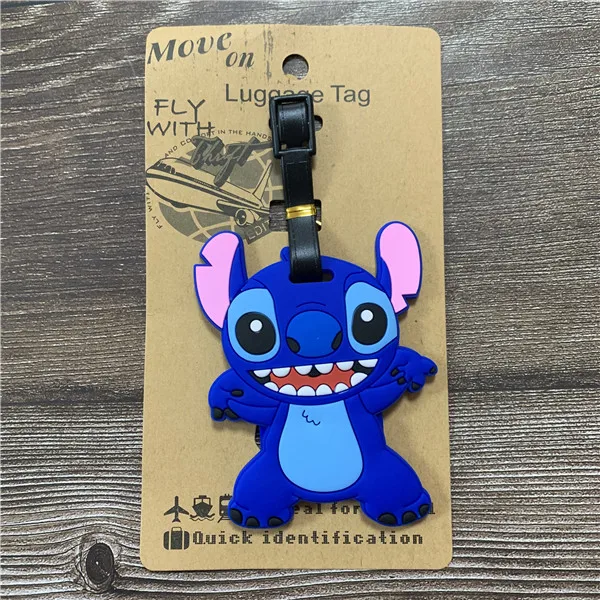 see chart IVYYE Stitch Eeyore аниме аксессуары для путешествий багажная бирка на чемодан ID адрес портативный держатель тегов багажная этикетка Новинка - Цвет: see chart
