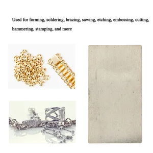 Средней температуры Серебряный паяльный лист пластина Ювелирная обработка металла сварочная формовка штамповка тиснение травление Чистый инструмент