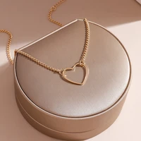 fashion beautiful girls clavicle chain love hearts necklaces pendants for women concise ol necklaces birthday gifts
