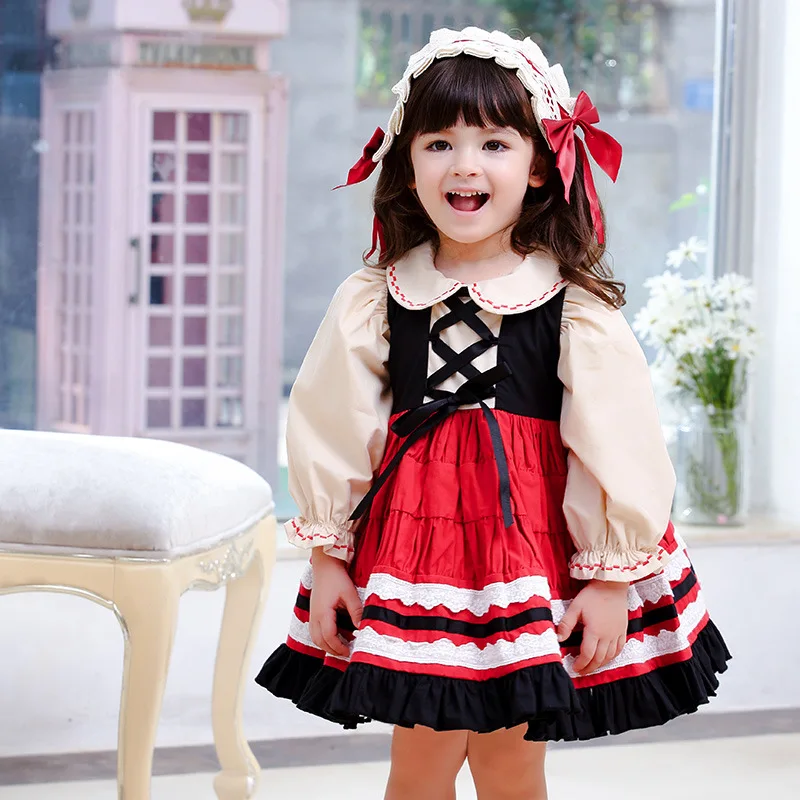 

Autumn New Girls' Princess Dress Spain Christmas Lolita Children's Dress Winter Dress for Girls Toddler Girl Fall Clothes 2020