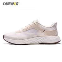 onemix running shoes for men high tech sneakers white shoes light breathable mesh casual shoes outdoor men walking sneakers