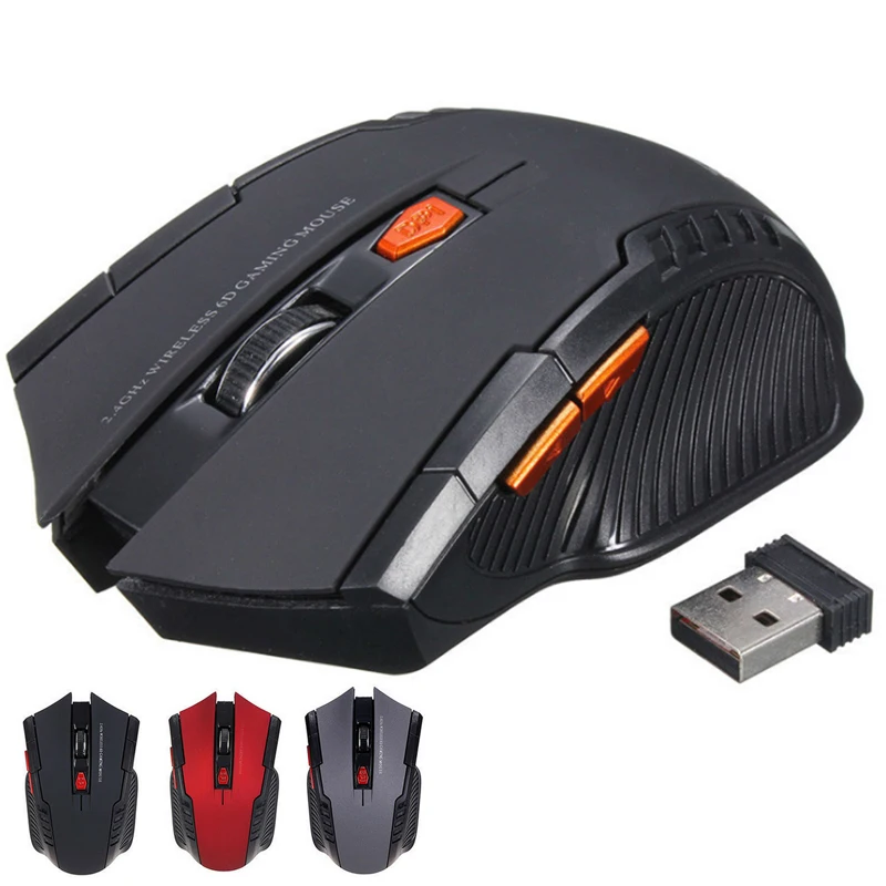 

Wireless Mouse Mice With 2.4GHz USB Receiver 1600DPI Mouse For Windows Mac Computer PC Laptop