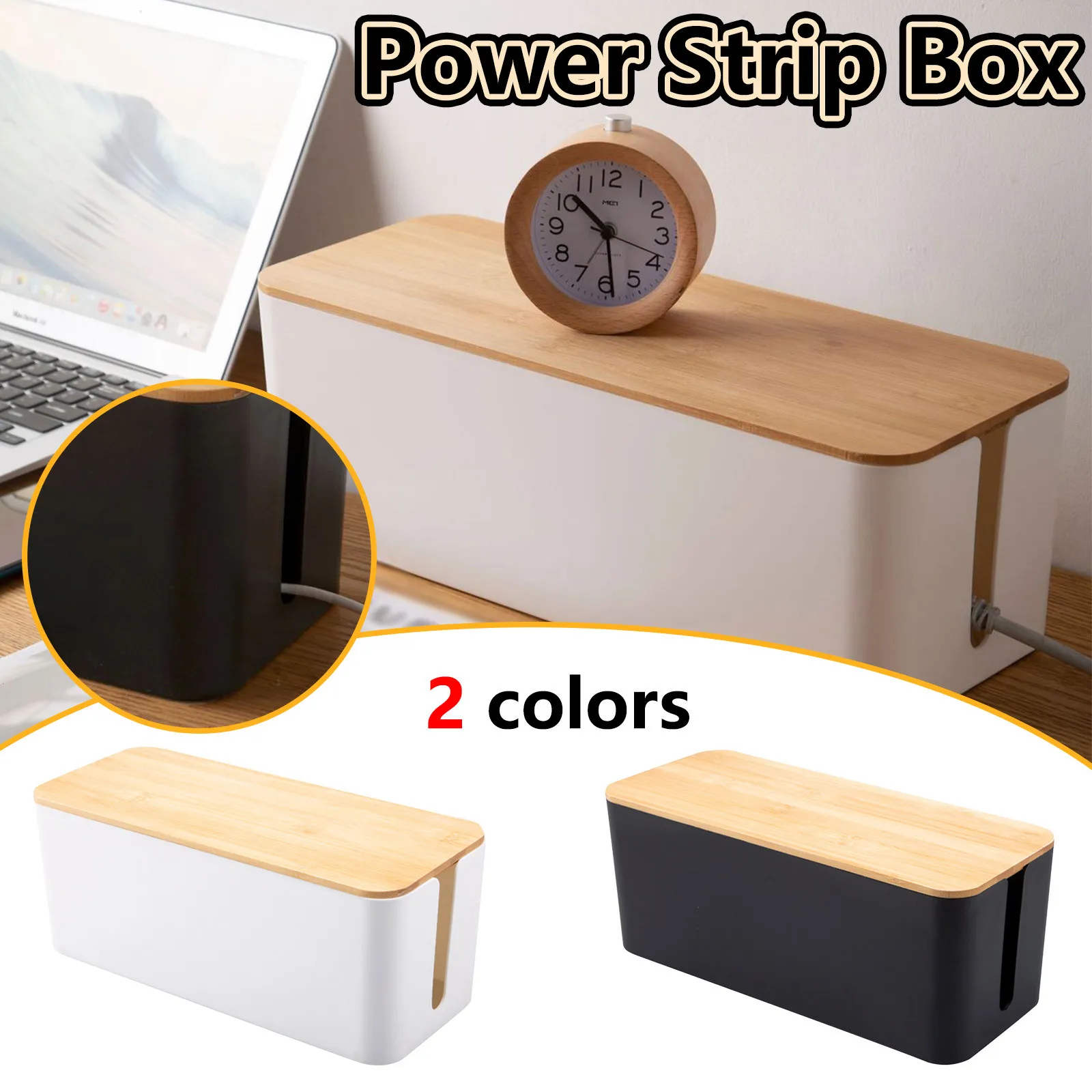 

New Popular Multifunctional Home Power Socket Storage Box 1pc Charger Socket Organizer Convenient Line Storage Bin Cable Box