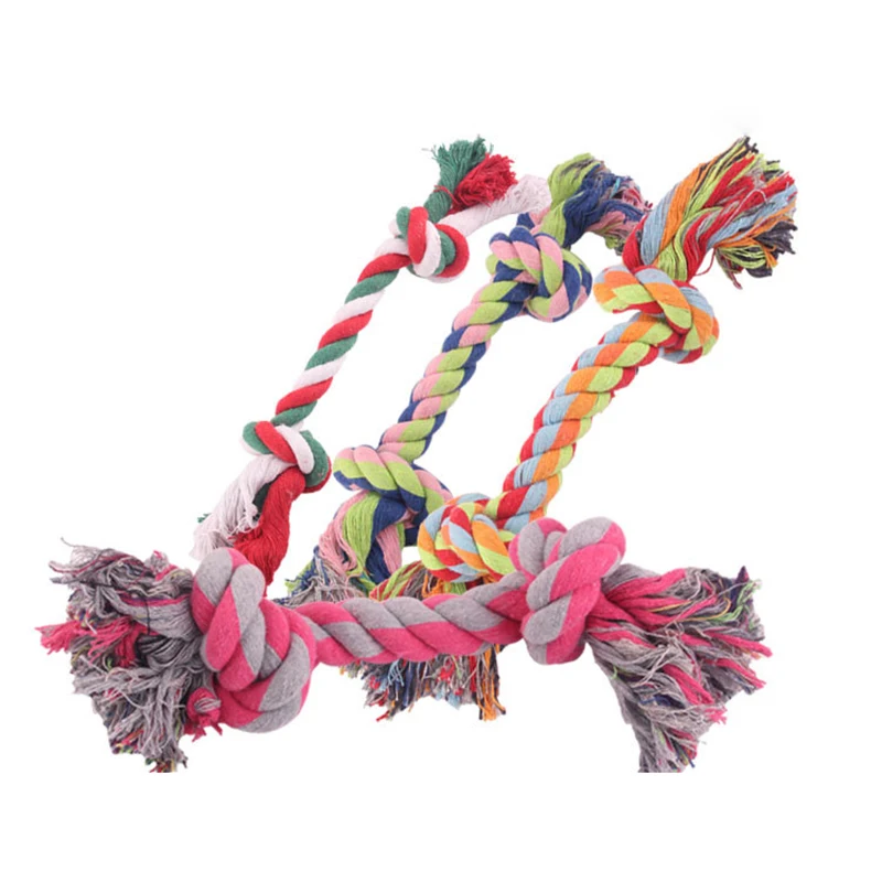 1 шт. веревка для кусания собак игрушки домашних животных товары щенков хлопковая