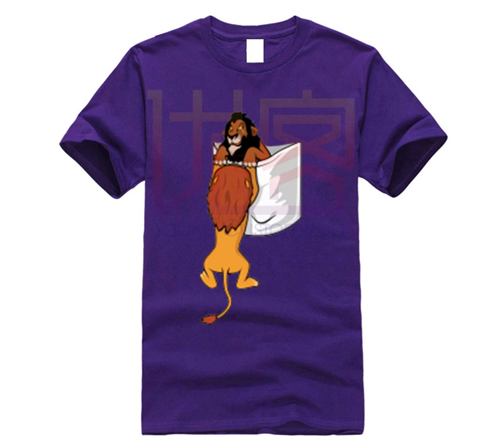 2019 Мужская футболка с карманом футболки изображением шрама льва и короля