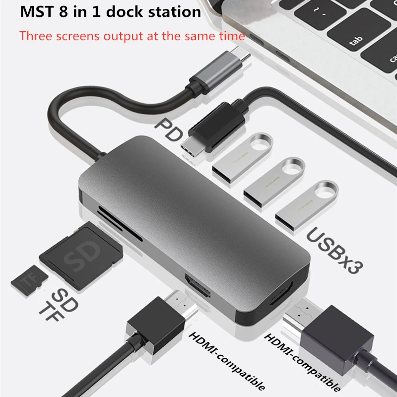 

USB C Macbook Pro, C, HDMI- DP SD RJ45 3,5 12 1, usb c dock
