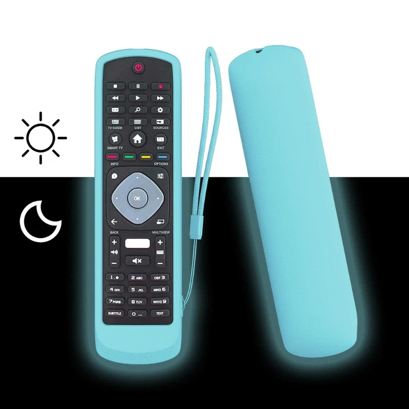 Защитный силиконовый чехол для philips TV с NETFLIX HOF16H303GPD24 Remote W3JB | Электроника