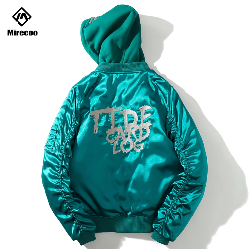 Куртка бомбер мужская с японским принтом в стиле хип хоп|Мужские куртки| |