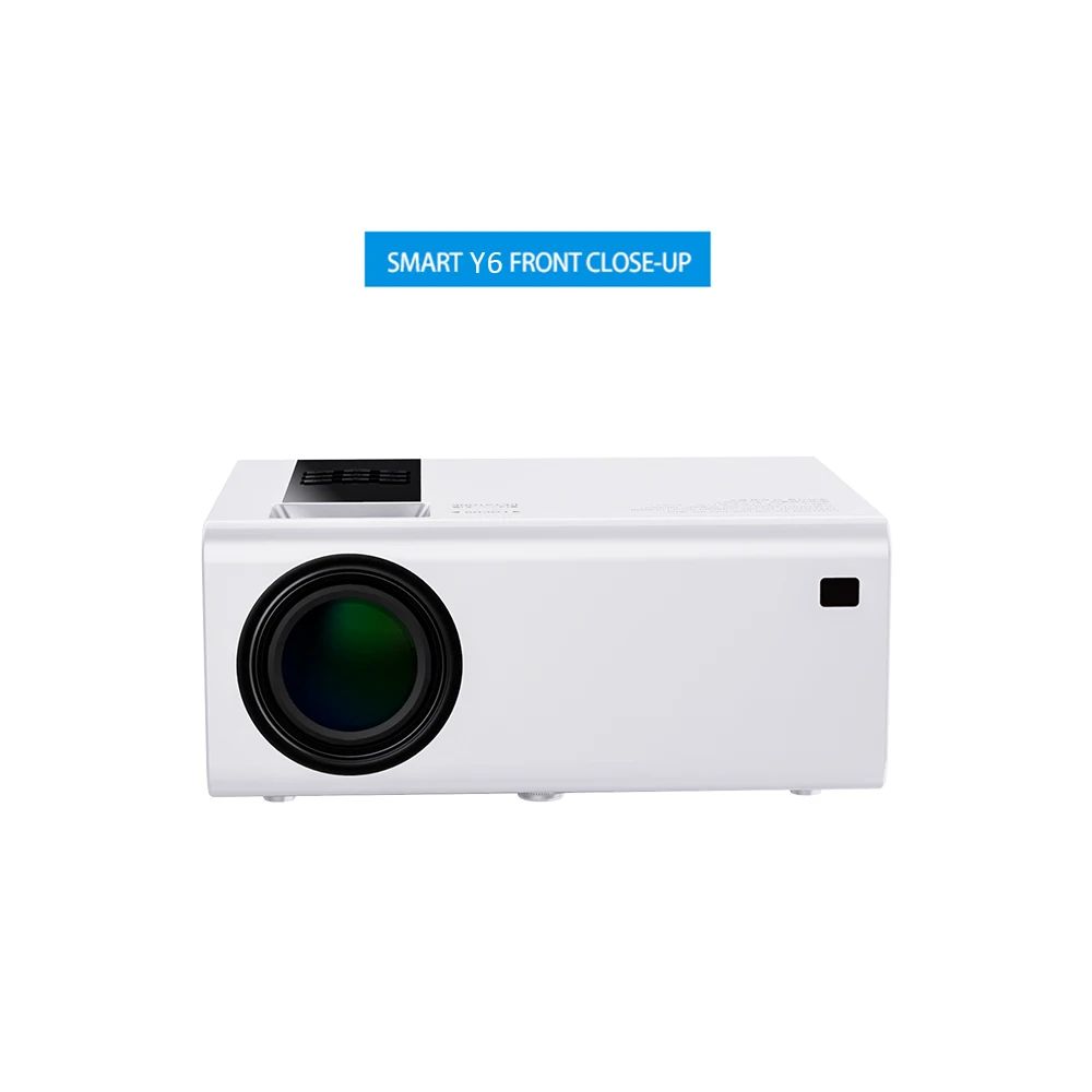 VCHIP Y6 Mini Projector For Home Theater Supports 1080P WiFi TV LED HDMI USB Portable Media Player Smart Phone Beamer With Gift |