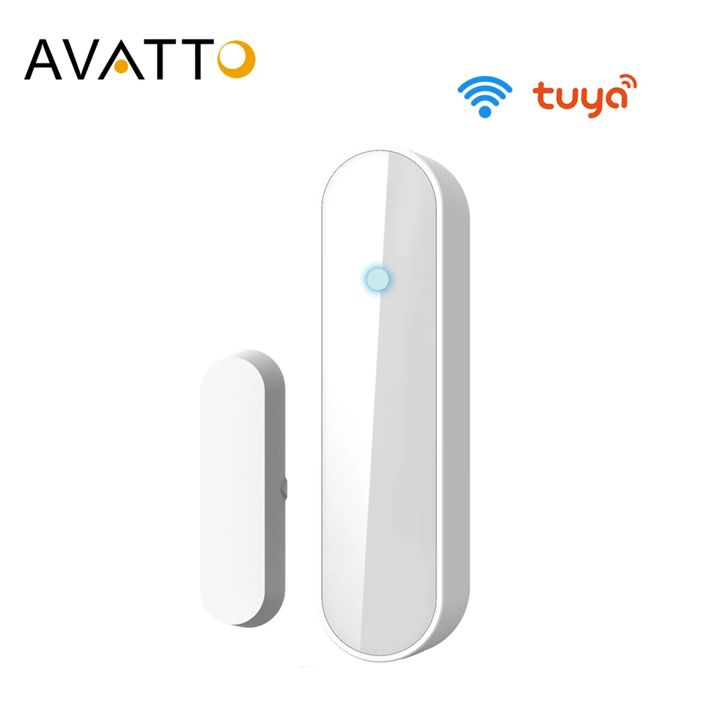 Умный датчик окон/дверей AVATTO Tuya датчики открывания/закрывания дверей