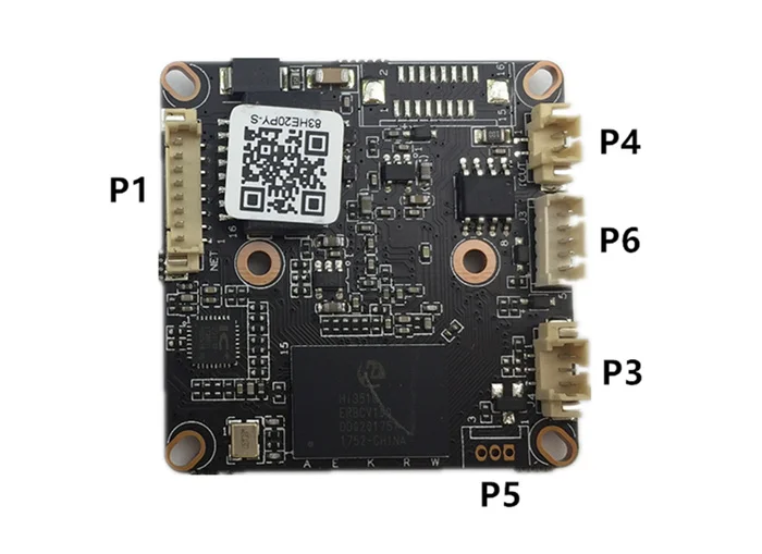 Плата модуля ip-камеры sony IMX335+ 3516E 2592*1944 2560*1440@ 20fps H.265 с низким освещением CMOS Onvif CMS XMEYE P2P Cloud