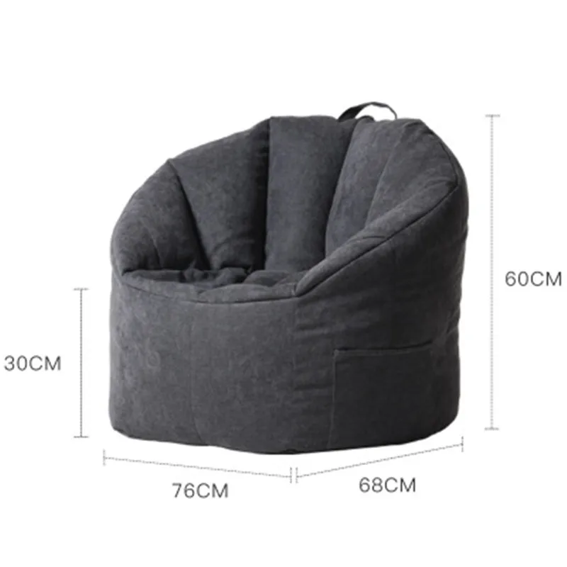 Большие чехлы для стульев Bean сумки ленивый диван взрослые Beanbag Чехлы без заполнения пуфик-оттоманка спальня гостиная мебель для дома