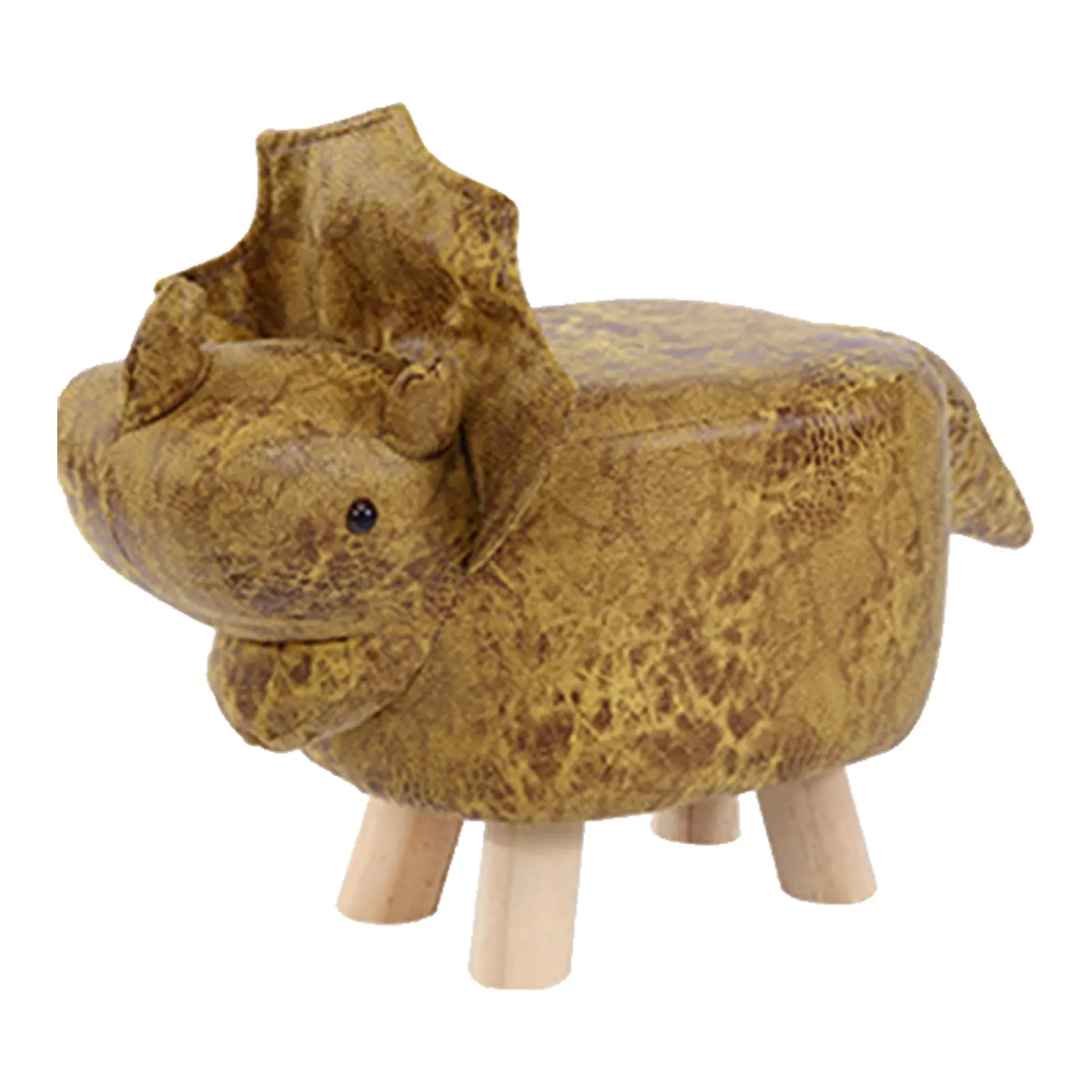 

Children's Chair Solid Wood Shoe Changing Stool, Creative Animal Shape Bench, Home Coffee Table, Footstool, Cartoon Sofa Stool