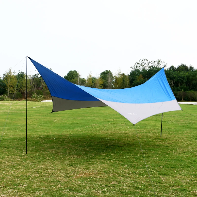 Пляжное солнцезащитное укрытие 5 м брезентовый тент для кемпинга навес от солнца