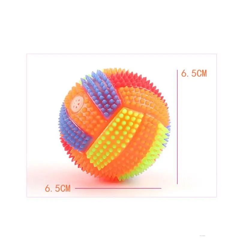 

New Luminous Volleyball Bouncy Ball Massage Ball Luminous Football With Whistle Spike ball