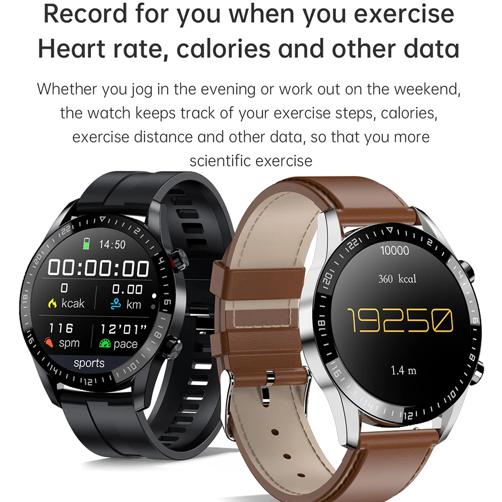 NEW Smart Watch 2021 Men Bluetooth Call Watches Smartwatch Waterproof Fitness Bracelet Tracker GT2 Pro For Android Apple Huawei