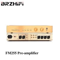 brzhifi clone switzerland fm255 hi end audio power preamplifier classic gold hifi audiophile stereo amplifier home preamp