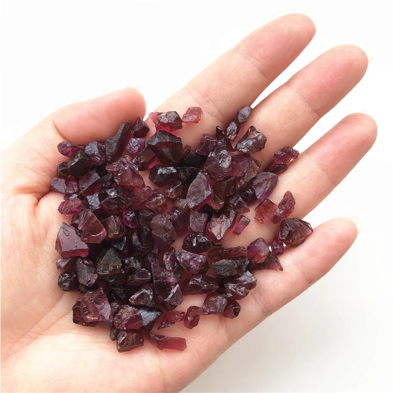 

Wholesale 50g Random Natural Garnet Quartz Crystal Rock Gem Gravel Reiki Specimen Healing quartz crystals natural stones