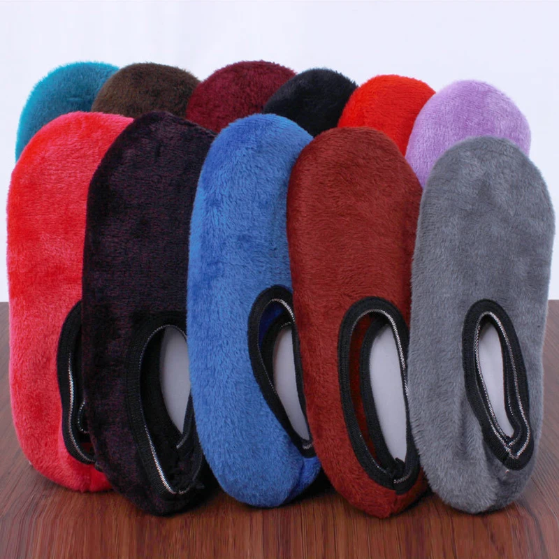 Носки-тапочки унисекс мягкие зимние теплые Нескользящие | Мужская одежда