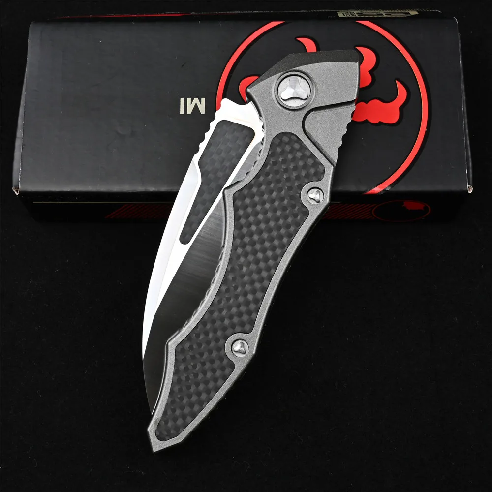 Harga Pisau Lipat Karambit Cs Go M390 Pisau Karbon FiberTactical Militer Saber Luar Ruangan Saku Berburu Pisau Pertahanan Diri Alat EDC