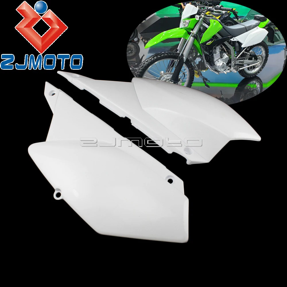 

Motorcycle Dirt Bike Rear Side Covers For Kawasaki KLX250 D-Tracker X 2008-2019 KLX250S KLX250SF Motocross Side Plastic Fairing